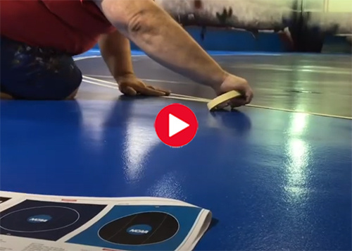 Making the Wrestling Mat - thumbnail
